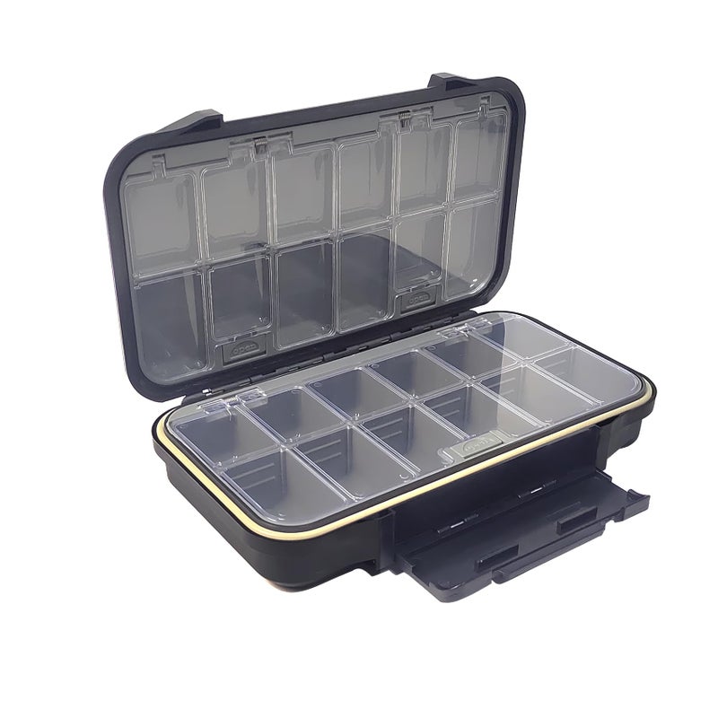 Aventik Waterproof Fly Box Two Sided Easy Grip Foam Light Weight Fishing Tackle Box Large Capacity(H027) - Image 1